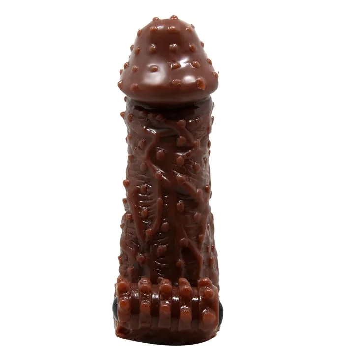 BD04C Vibrating Ribbed Condom for Intense Pleasure — Feel the Difference: Unmatched Stimulation and Comfort