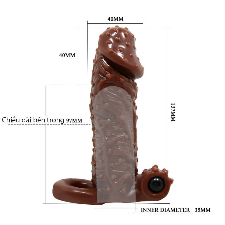 BD04C Vibrating Ribbed Condom for Intense Pleasure — Superior Design & Sensational Features