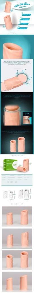 Silicone Donzen Delay Ring Enhance Size Prolong Performance