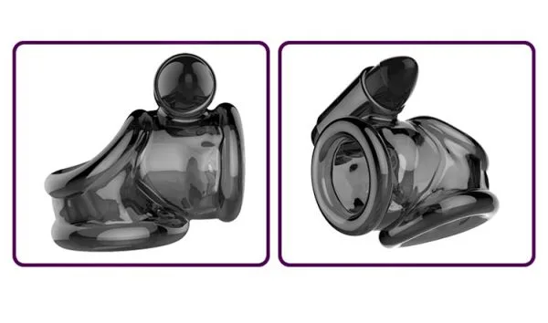 Silicone Cock Ring with Vibrations Enhance Erection Delay — hình 6