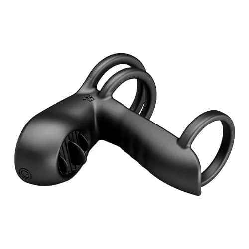 BD10N Male Cock Ring Vibrating Licking Function Pleasure — hình 8