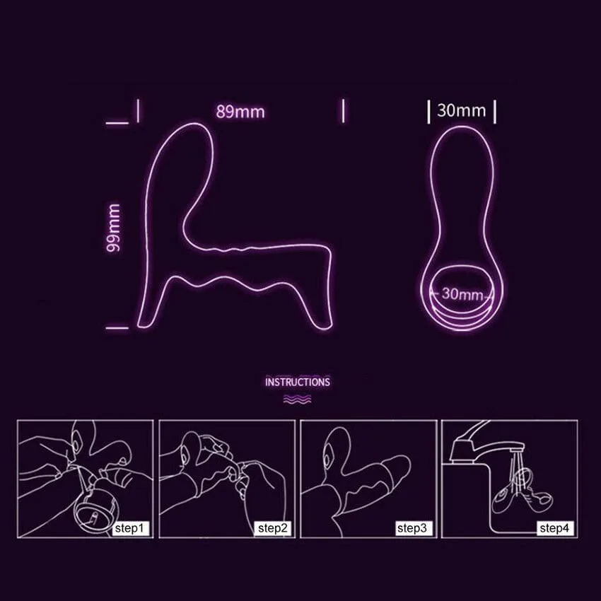 BD10Q Premium Penis Sleeve Vibrating Female Stimulator — Powerful Stimulation with 10 Vibration Modes