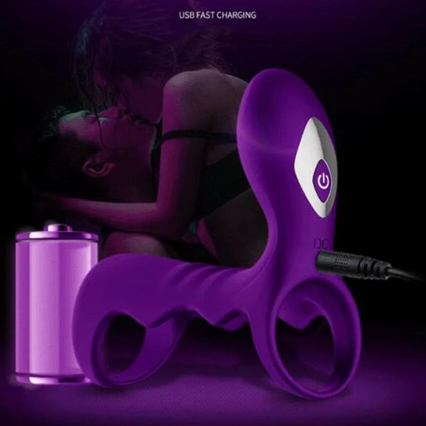 BD10Q Premium Penis Sleeve Vibrating Female Stimulator — Waterproof and Easy to Use