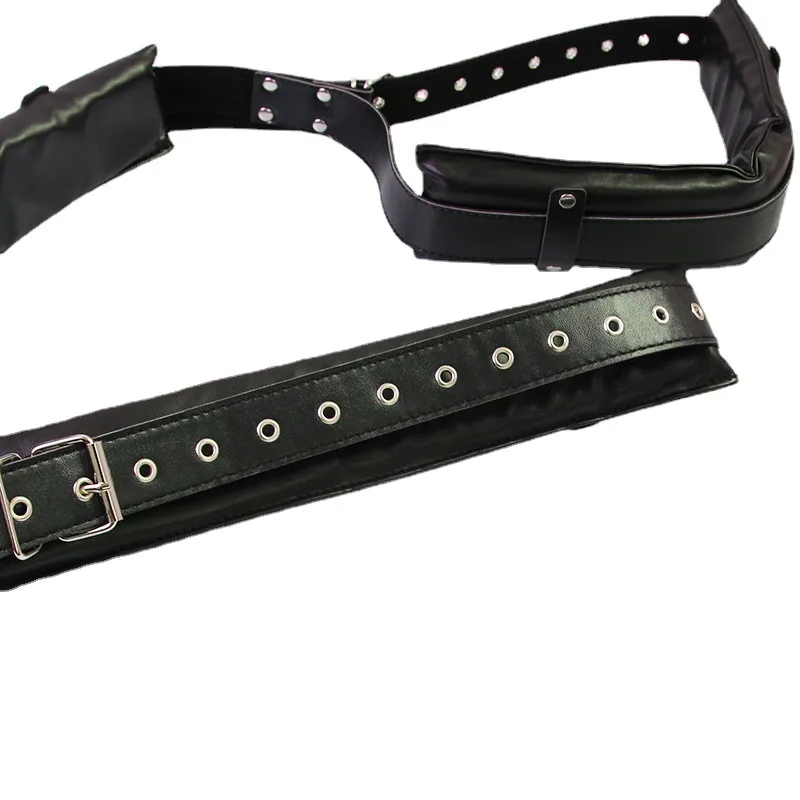 SM Spreader Leg Restraint Bondage Leather Fast Delivery — hình 4