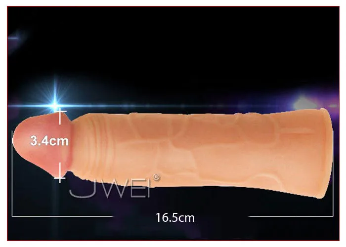 USA Imported Soft Flexible 3cm Penis Extension Sleeve — Top-Quality Softness and Elasticity