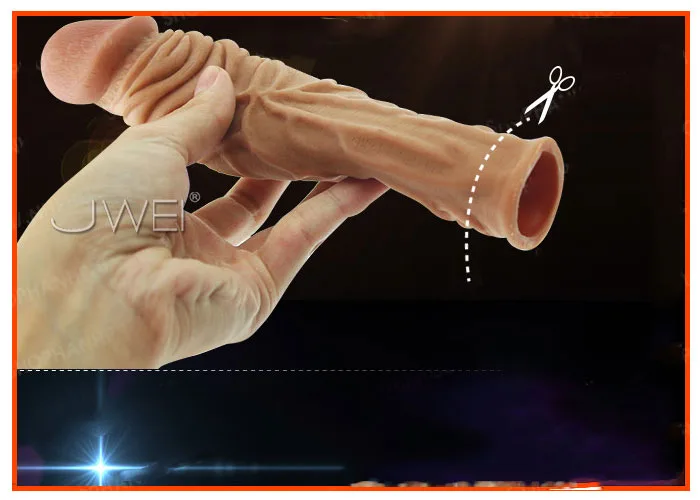 BD16 Soft Extra Length Penis Extender 5cm Silicone Sleeve — Easy to Use and Maintain