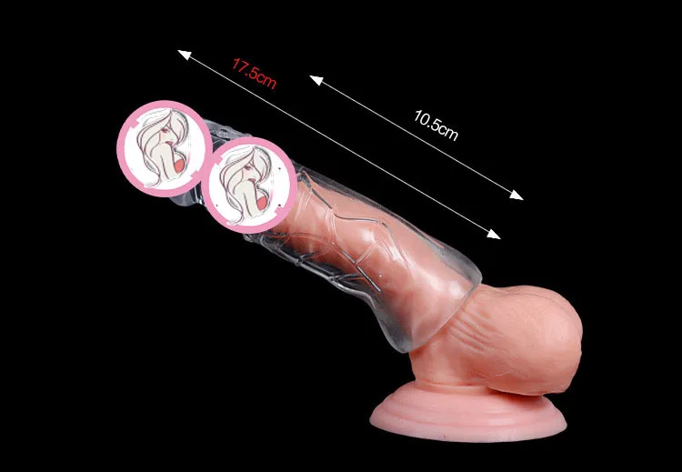 Penis Enlargement Sleeve Boost Size Confidence Pleasure — hình 3