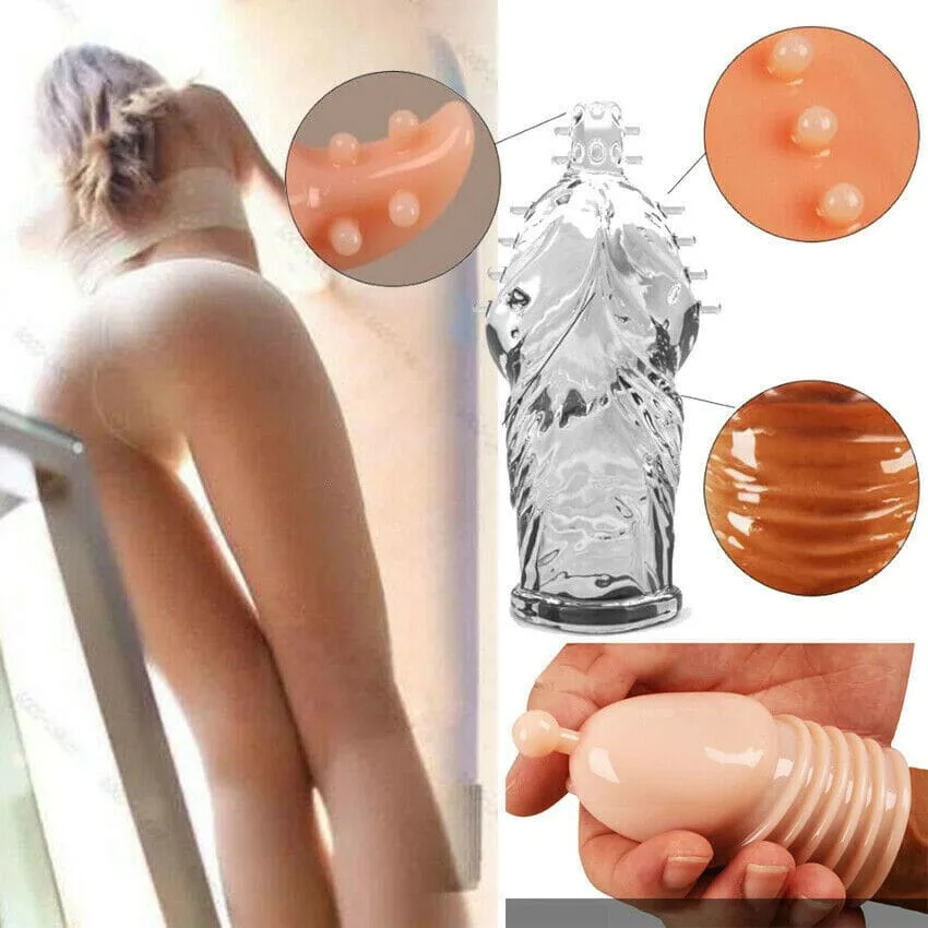 BD20A G-Spot Textured Extension Condom Enhancer Female — Outstanding Features of BD20A Sleeve Condom