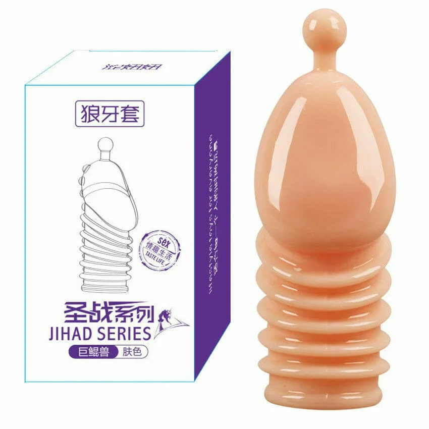 BD20A G-Spot Textured Extension Condom Enhancer Female — The sleeve is easy to clean, durable, and skin-safe