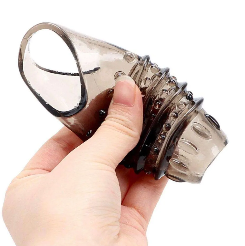 BD20B Spiked Ring Sleeve Enhances Size and Sensation — Why Choose BD20B Textured Cock Sleeve?
