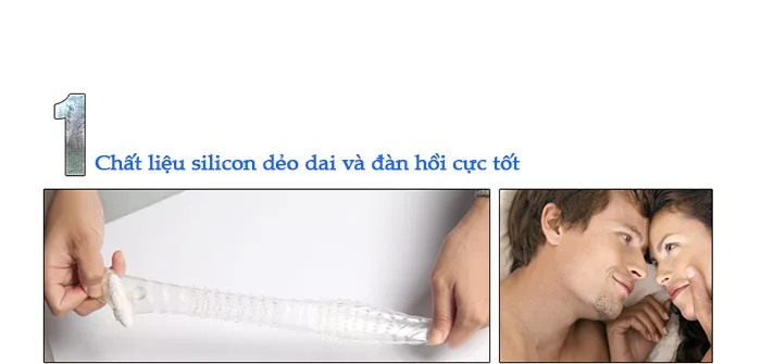 CoBiiy Transparent Soft Silicone Vibrating Penis Sleeve — hình 9