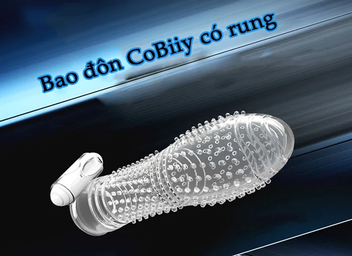 CoBiiy Transparent Soft Silicone Vibrating Penis Sleeve — Versatile Design Options for Every Desire