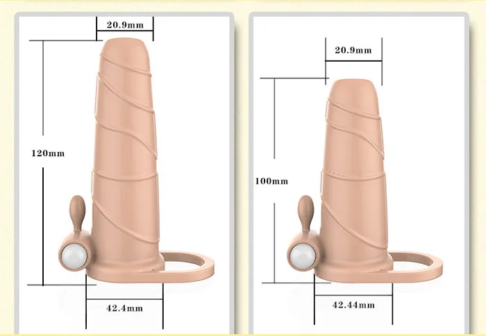 Open-Head Ribbed Ring with Vibrator – Intense Male — hình 11