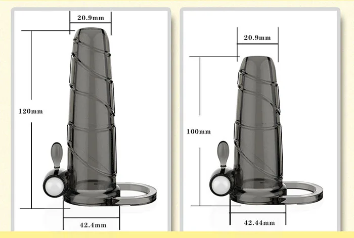 Open-Head Ribbed Ring with Vibrator – Intense Male — hình 12