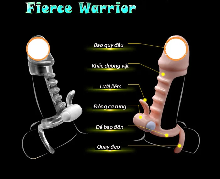 Unique Fishbone Vibrating Condom for Prolonged Male Stamina — hình 2