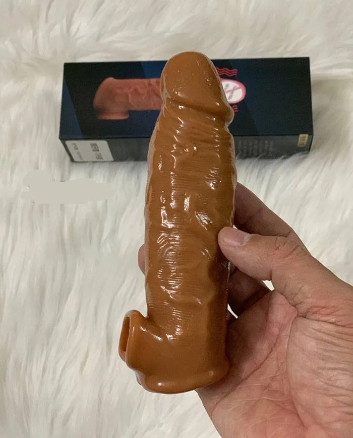 BD36 Silicone Penis Sleeve Ball Ring Size Enhancer Delay — Innovative Design for Ultimate Control and Pleasure