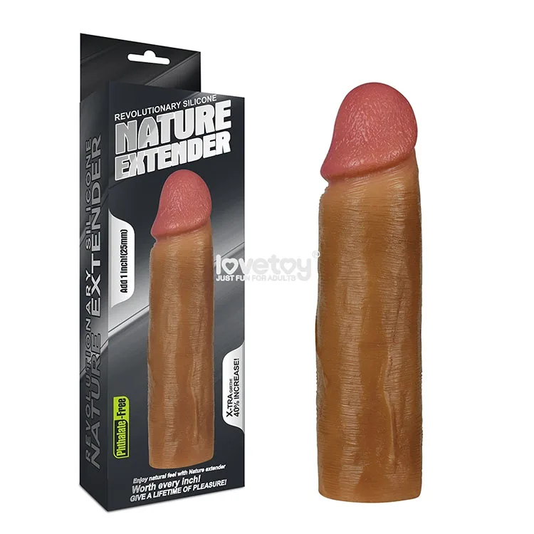 Donzen BD40 Realistic Soft Silicone Penis Extender — hình 5