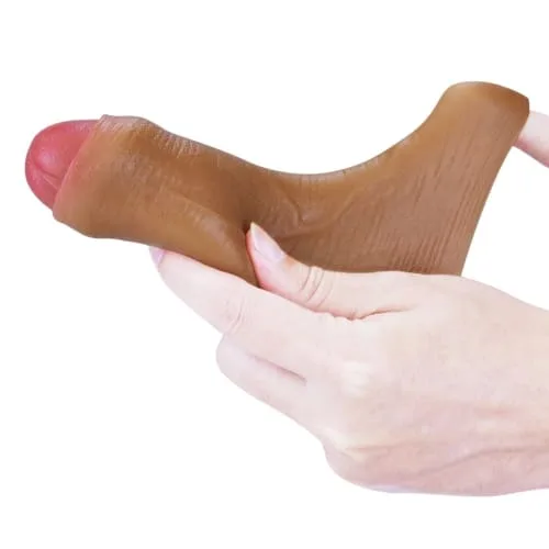 BD40A Ultra Soft Extender Condom Increase Penis Size — Realistic Comfort and Safety