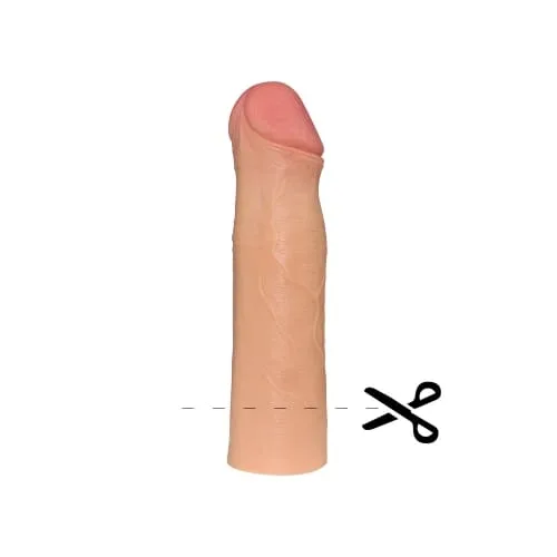 BD40B Premium 5cm Condom Sleeve - Enhance Size & Endurance — Realistic Design & Superior Sensation