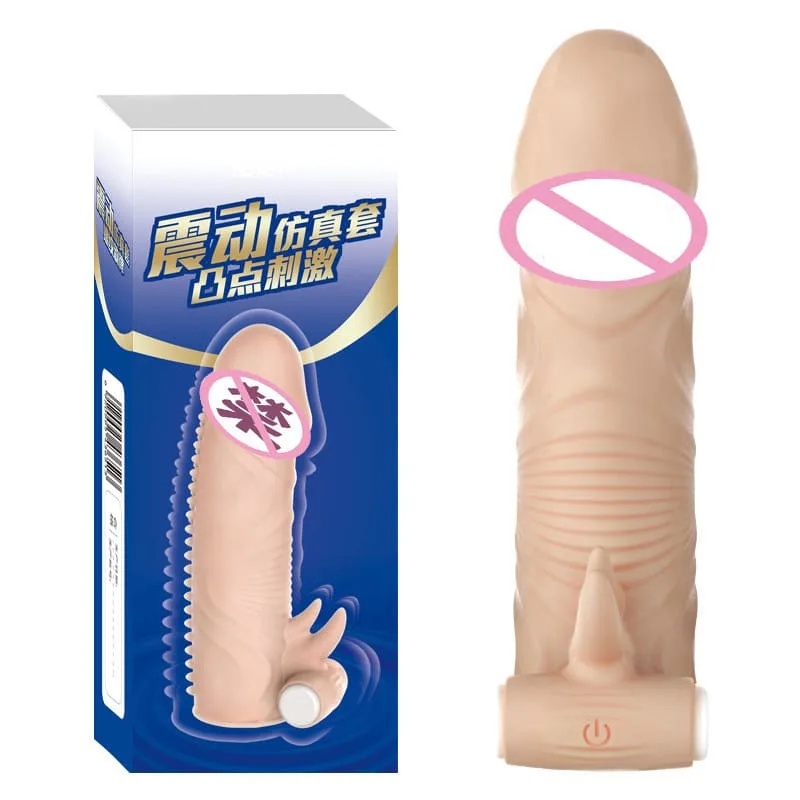 BD41 Vibrating Ring Condom Female Climax Intensifier — Its modest size fits most Asian preferences comfortably