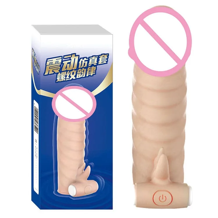 BD41 Vibrating Ring Condom Female Climax Intensifier — Powerful Vibration for Ultimate Delight