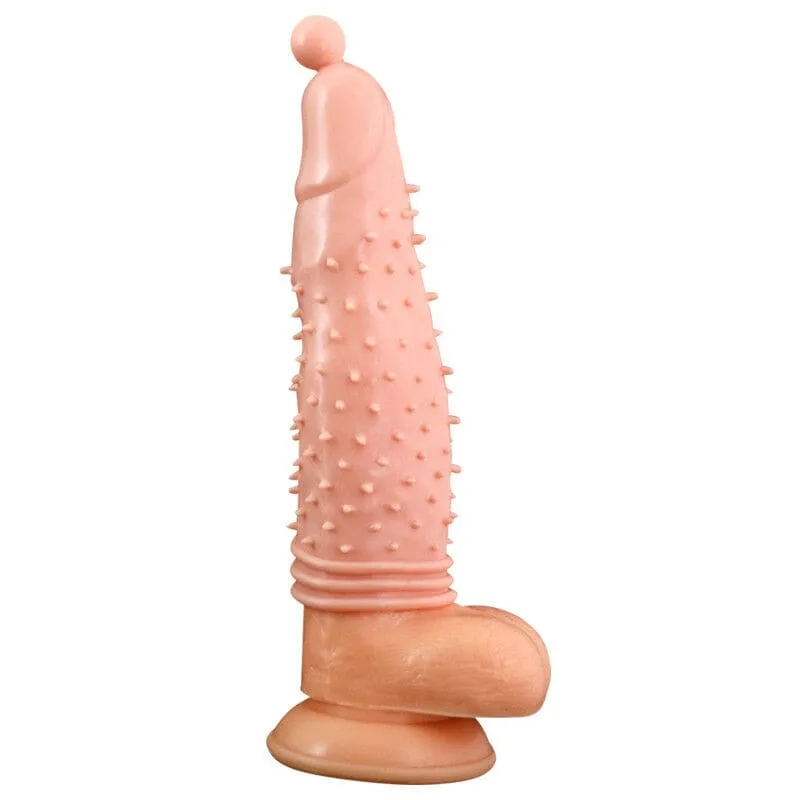 BD44 Textured Condom Extension Sleeve Super Stimulating — Crafted with precision and innovation, this unique product