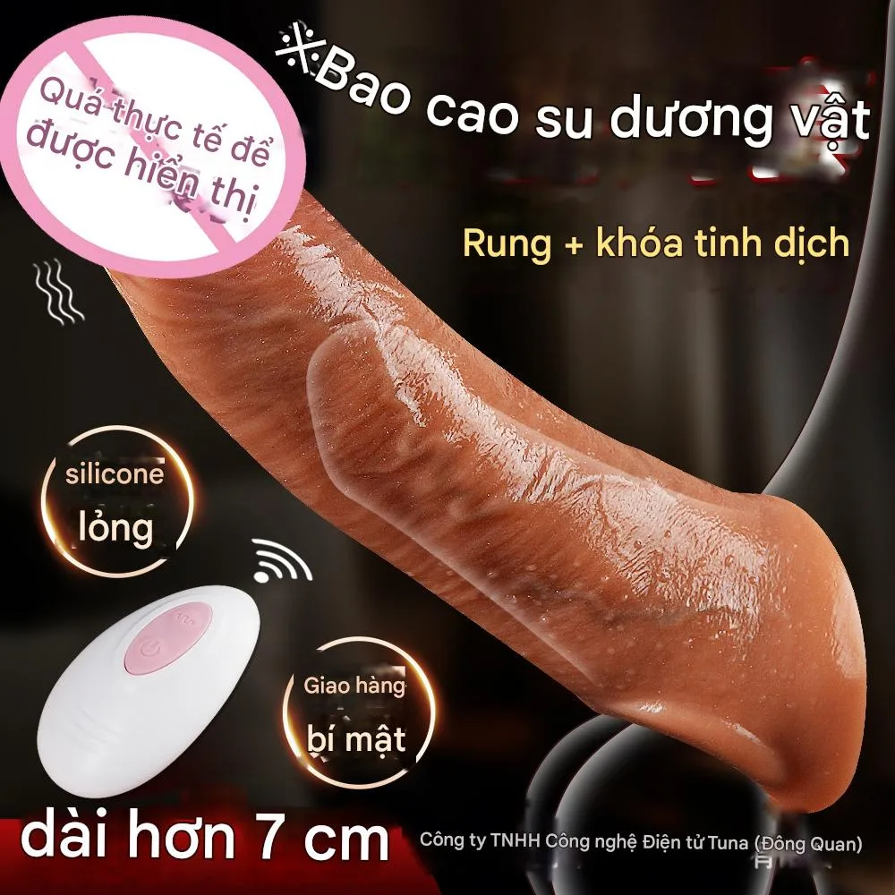 Remote Control Rechargeable Silicone Vibrating Penis Sleeve — Product Specifications