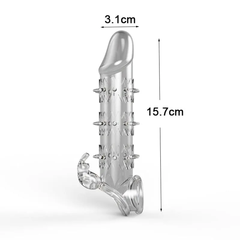BD47 Super G-Spot Textured Condom with Adjustable Strap — Superior Comfort and Control