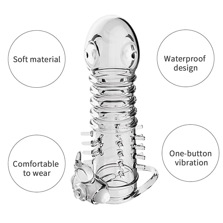 BD48 Textured Vibrating Dildo Condom for Enhanced Female — Why Choose Our BD48 Textured Pedestal Sleeve?