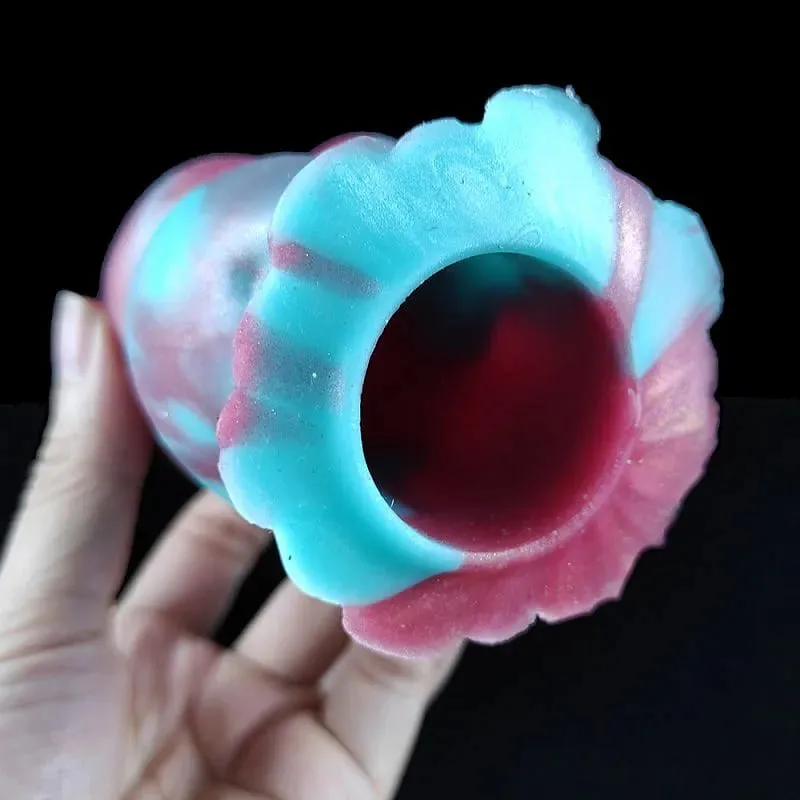 BD49A Silicone Penis Extender Condom Enhance Size Boost — hình 7