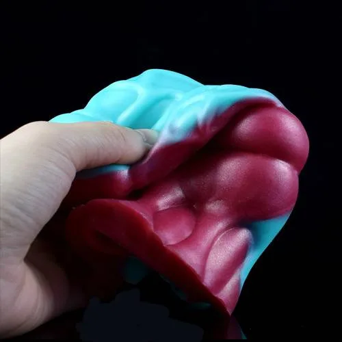 BD49A Super Soft Textured Silicone Extender Sleeve Enhance — hình 4
