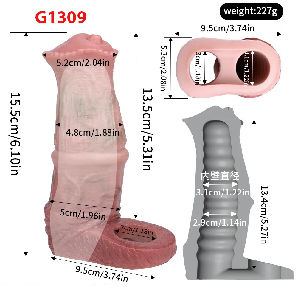 Soft Medical Silicone Horse Dildo with Strap — Perfect Dimensions & Weight for Your Needs