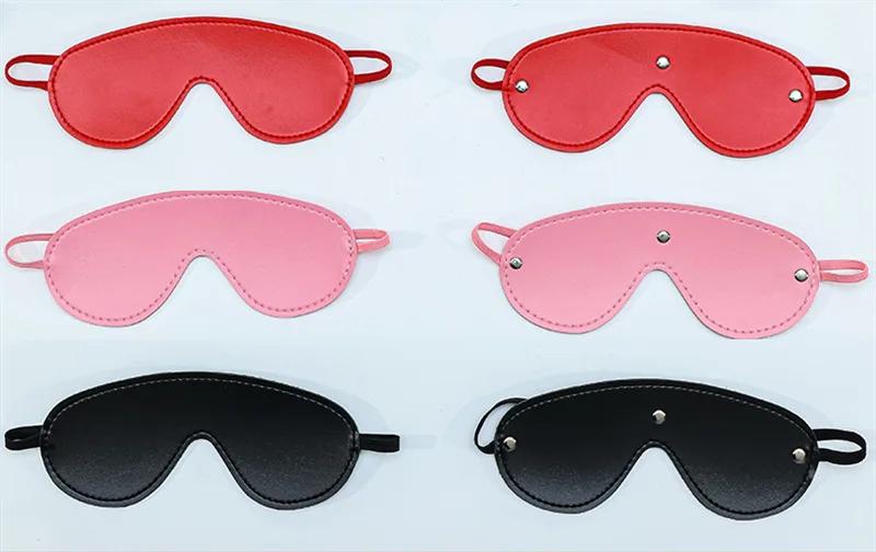 BDSM Leather Sensory Blindfold for Couples Excitement — Elevate your private space’s energy and make every