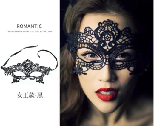BDSM Lace Eye Mask and Choker Set Soft Adjustable Fit — Premium Quality and Elegant Design