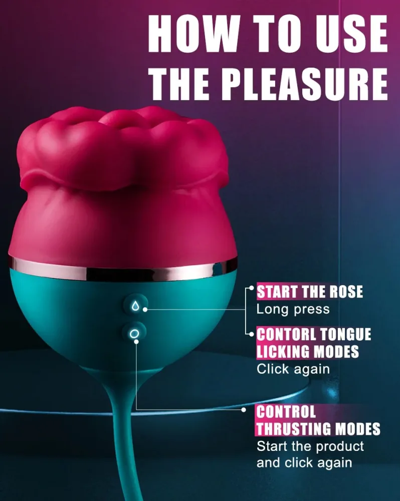 SISU Multi-function Licking Sucking Thrusting Vibrator — hình 9
