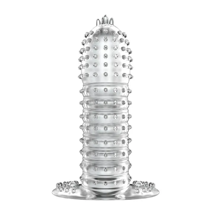 DC14G Extra Spiked Ribbed Condom Female Perfect Stimulation — hình 6