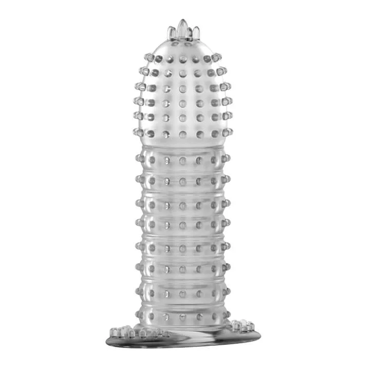 DC14G Extra Spiked Ribbed Condom Female Perfect Stimulation — hình 5