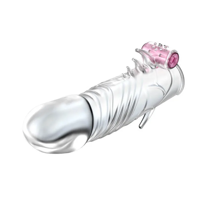 DC14 Clear Vibrating Spiked Extension Condom — How to Use & Care Tips