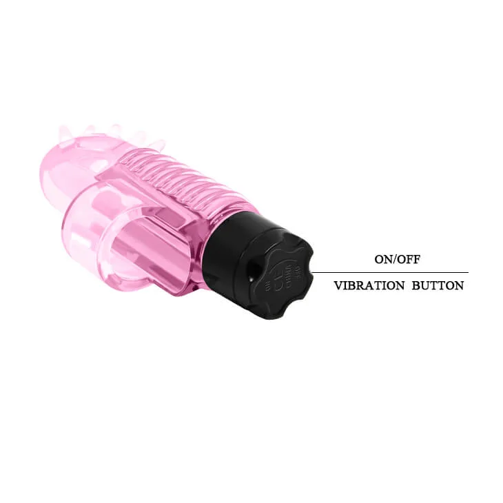 DC10D Powerful Silicone Finger Vibrator Stimulate Intense — hình 7