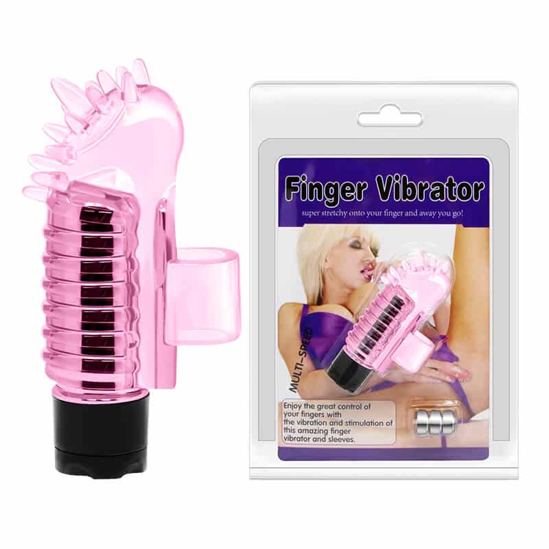DC10D Powerful Silicone Finger Vibrator Stimulate Intense — hình 14