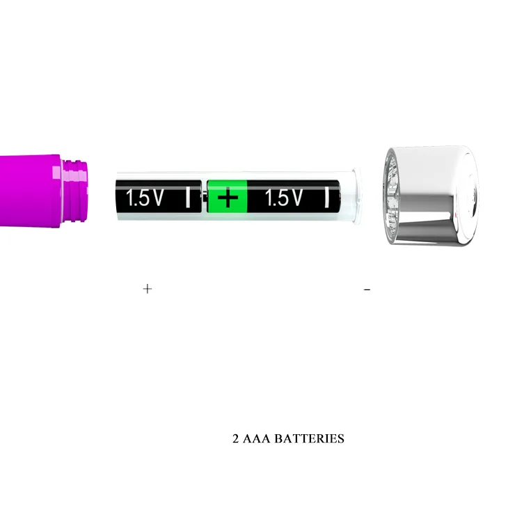 Mini G-Spot Vibrating Stick Silicone ABS 2x AAA Battery Toy — hình 2