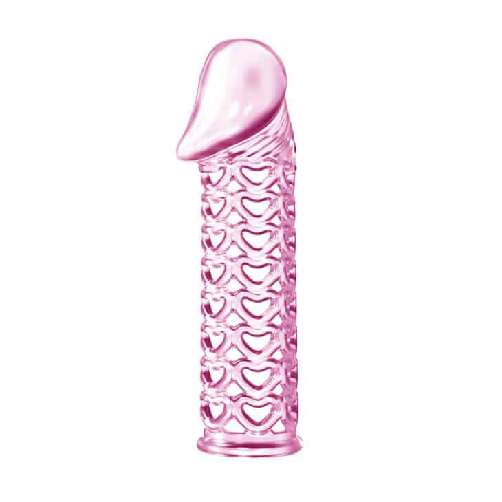 DC14D Mesh Penis Sleeve for Men Lengthening & Sensual Fun — hình 5