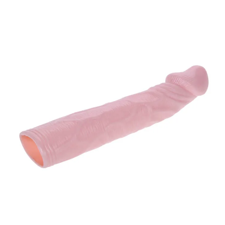 DC14F Vibrating Penis Sleeve Extender with Ring 5cm — Designed for Exceptional Performance