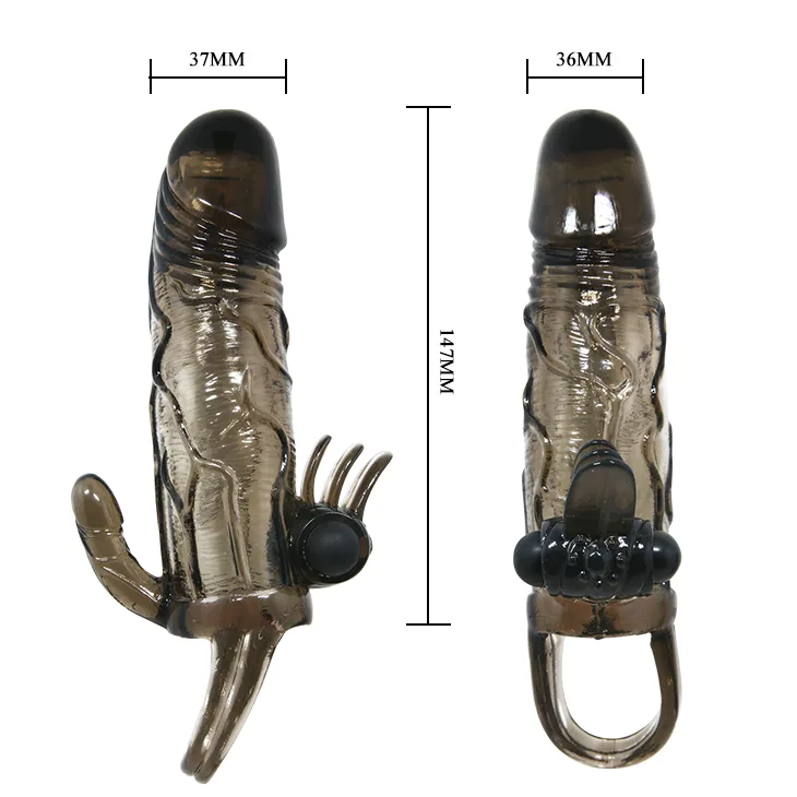 Double-Ended Vibrating Penis Sleeve Delay Performance — hình 8