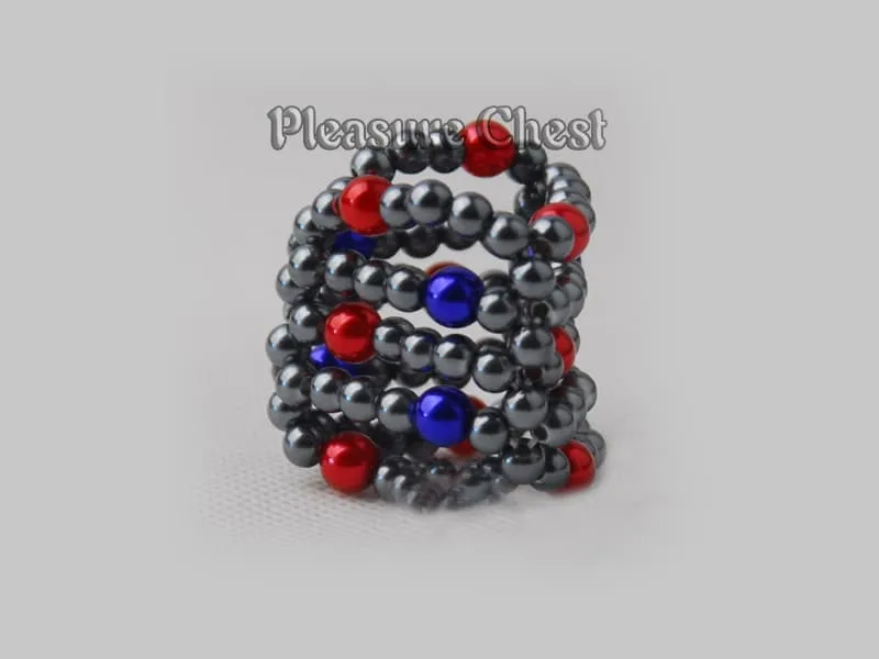 Bi-Color Multi-Layer Silicone Spiral Cock Ring VD12 — Crafted with care in Hong Kong by PleaseChest, this