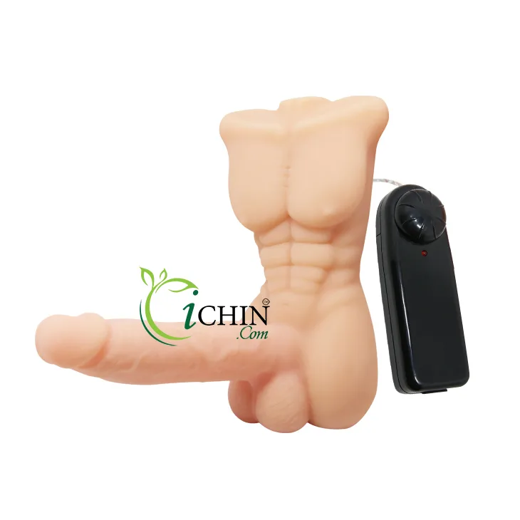 Bigger Man Half Body Vibrating Silicone Sex Doll Strong — Made from ultra-soft medical-grade silicone, it ensures