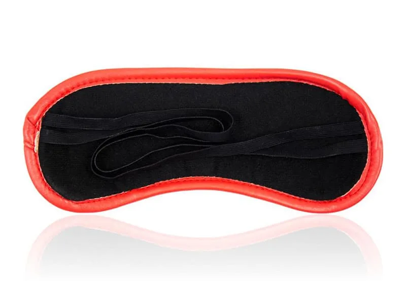 SHP997 Premium Leather BDSM Blindfold Fetish Accessory — Superior Quality and Features