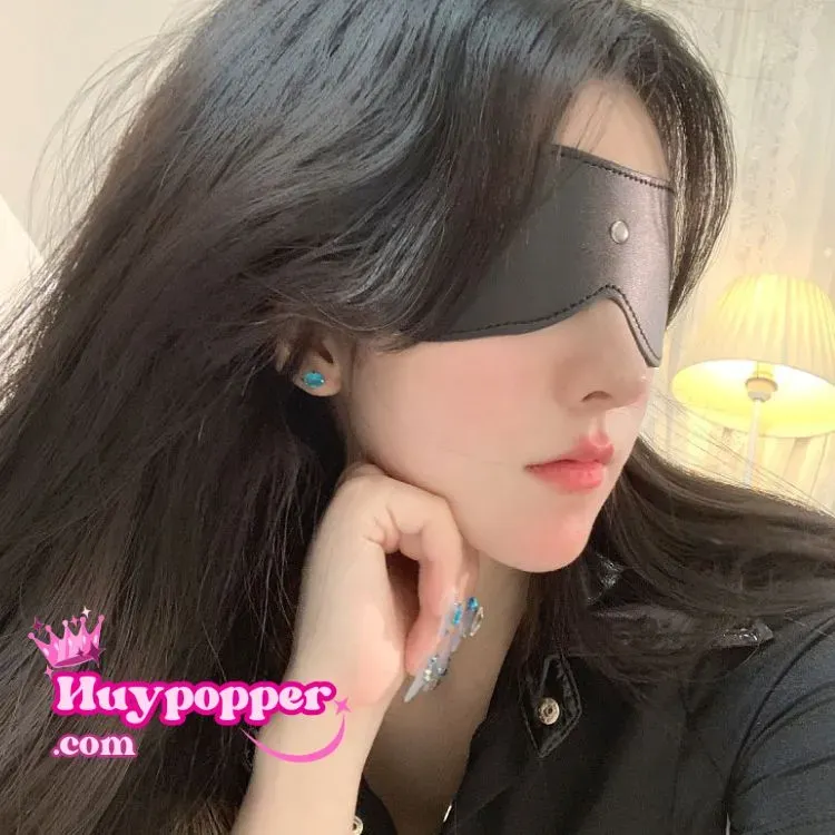 Basic PU Leather BDSM Blindfold Adjustable for Women Men — Detailed Specifications