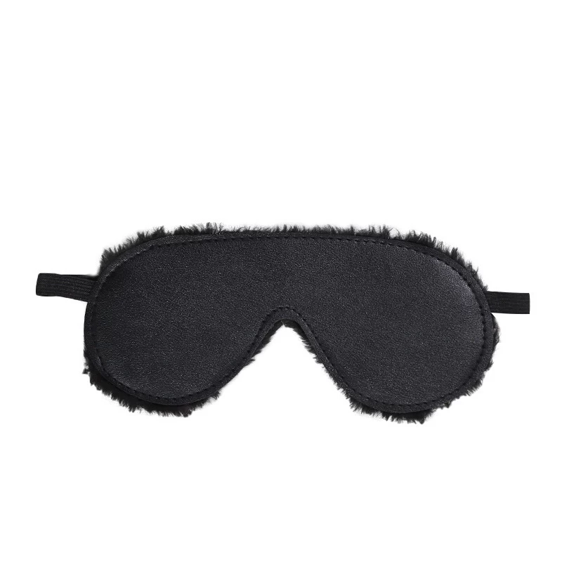 Soft Leather Blindfold Sensual Play Enhance Intimacy Passion — Easy to Use, Highly Adjustable