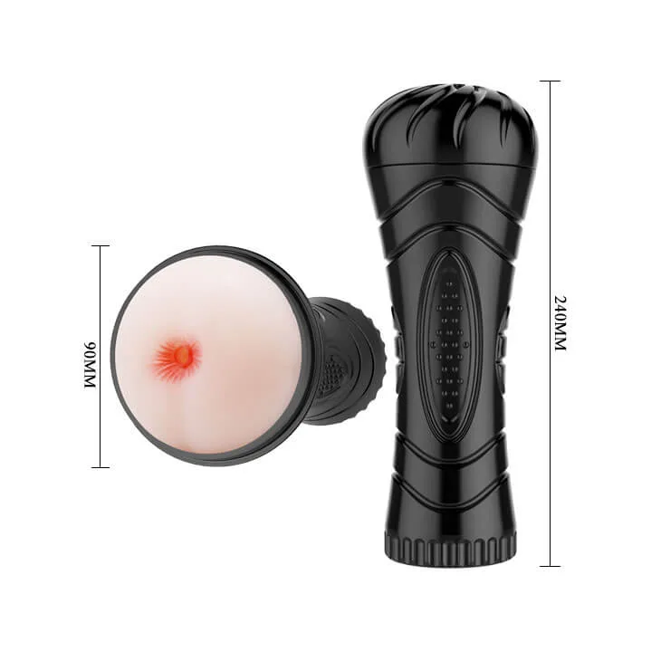 DC17D High-Grade 7-Level Realistic Vibrating Male Anal Toy — Superior Design and Material Quality